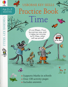 Бумажная книга «Time Practice Book 8-9», автор Холли Бэти - фото №1 - миниатюра