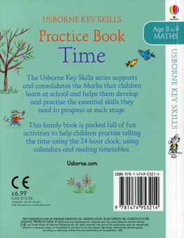 Бумажная книга «Time Practice Book 8-9», автор Холли Бэти - фото №2 - миниатюра