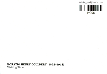  «Листівка Horatio Henry Couldery - Visiting Time (HC06)», бренду Artistic Card - фото №2 - мініатюра