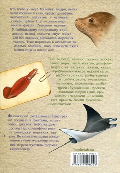 Бумажная книга «Морські тварини світу. Нотатки, малюнки та спостереження про тварин, що живуть в океані», автор Хуан Карлос Алонсо - фото №2 - миниатюра