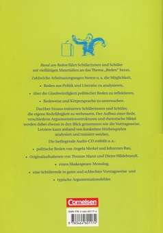 Бумажная книга «Rund um Reden: Sekundarstufe I. Kopiervorlagen mit CD» - фото №2 - миниатюра