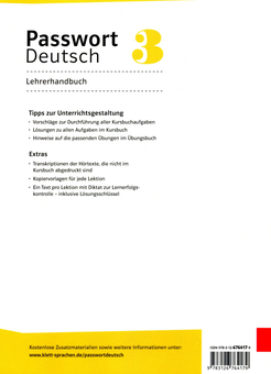 Бумажная книга «Passwort Deutsch 3: Lehrerhandbuch», авторов Ила Люценкирхен, Аннелизе Гахраман-Бек, Анжела Килиманн - фото №2 - миниатюра