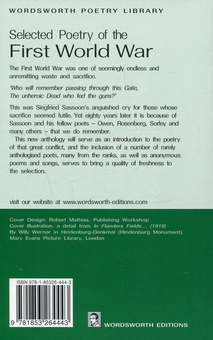 Бумажная книга «Selected Poetry of the First World War», авторов Ричард Олдингтон, Роберт Бриджес, Руперт Брук, Айвор Гарни, Джон МакКрэй, Фредерик Мэннинг, Уилфред Оуэн, Айзек Розенберг, Зигфрид Сассун, Эдвард Томас - фото №2 - миниатюра