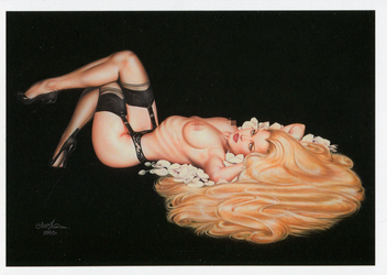 «Открытка Olivia de Berardinis — Rhonda Ridley (Rapunzel), 1994 (OB04)», бренда Artistic Card - фото №1 - миниатюра