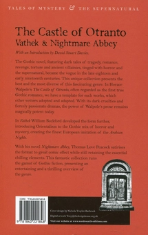 Бумажная книга «The Castle of Otranto. Vathek. Nightmare Abbey», авторов Гораций Уолпол, Томас Пикок, Уильям Бекфорд - фото №2 - миниатюра