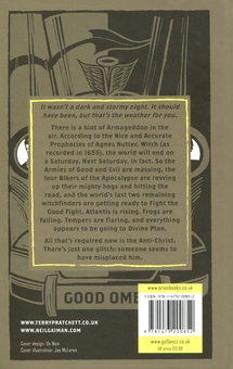 Паперова книга «Good Omens», авторів Террі Пратчетт, Ніл Ґейман - фото №2 - мініатюра