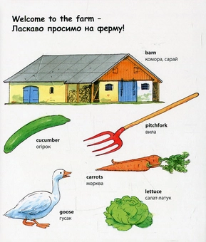 Бумажная книга «My first English words. Farm / Ферма » - фото №3 - миниатюра