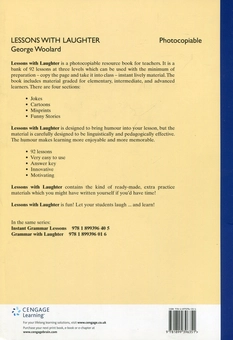 Паперова книга «Lessons with Laughter: Photocopiable Lessons for Different Levels», автор Джордж Вулард - фото №2 - мініатюра
