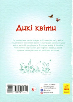 Паперова книга «Стежками природи. Дикі квіти», авторів Сара Кан, Кірстін Роджерс - фото №2 - мініатюра
