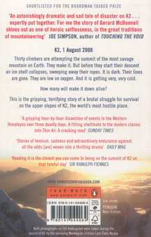 Паперова книга «No Way Down. Life And Death On K2», автор Грем Боулі - фото №2 - мініатюра