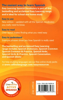 Паперова книга «Collins Easy Learning Spanish Vocabulary » - фото №2 - мініатюра