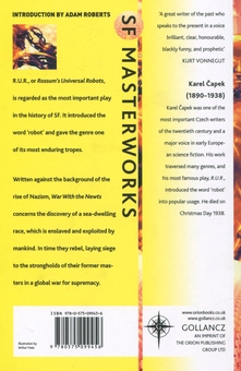 Бумажная книга «R.U.R.: War with the Newts», автор Карел Чапек - фото №2 - миниатюра