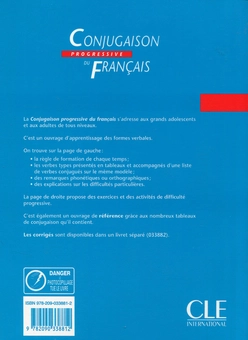 Паперова книга «Conjugaison progressive du francais», автор Оділь Гранд-Клемент - фото №2 - мініатюра
