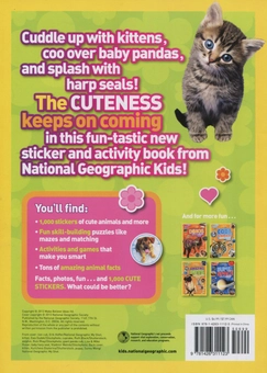 Паперова книга «Cutest Animals. Sticker Activity Book» - фото №2 - мініатюра