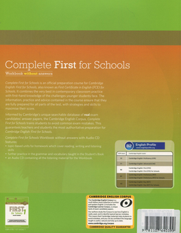 Паперова книга «Complete First for Schools Student's Pack (+ Workbook and CD-ROM)», автор Гай Брук-Харт - фото №4 - мініатюра