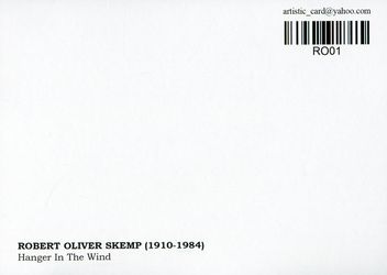  «Открытка Robert Oliver Skemp — Hanger In The Wind (RO01)», бренда Artistic Card - фото №2 - миниатюра