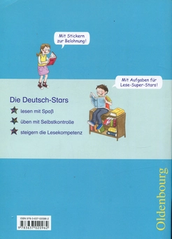Бумажная книга «Deutsch-Stars 1/2. Lesetraining Tierfreunde (+ Stickern)» - фото №2 - миниатюра