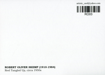 «Открытка Robert Oliver Skemp — Reel Tangled Up, circa 1950s (RO03)», бренда Artistic Card - фото №2 - миниатюра