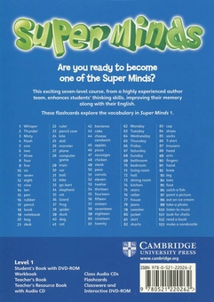 Бумажная книга «Super Minds 1 Flashcards (Pack of 103)», авторов Гюнтер Гернгросс, Питер Льюис-Джонс, Герберт Пухта - фото №2 - миниатюра