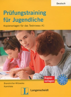 Бумажная книга «Prüfungstraining für Jugendliche. Kopiervorlagen für das Testniveau A1 (+ CD-ROM)», авторов Лидия Брандмиллер-Витовска, Иоланта Каминска - фото №1 - миниатюра