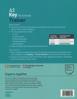 Бумажная книга «A2 Key for Schools Trainer 1 for the Revised Exam from 2020 Six Practice Tests with Answers and Teacher's Notes with Downloadable Audio» - фото №2 - миниатюра