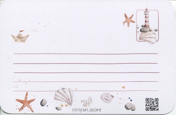 «Листівка Polly Art Їжачок-Морячок», бренда PollyArt - фото №2 - миниатюра