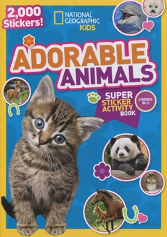 Паперова книга «Adorable Animals. Super Sticker Activity Book» - фото №1 - мініатюра