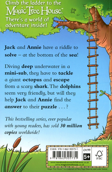 Паперова книга «Magic Tree House 9: Diving with Dolphins», автор Мері Поуп Осборн - фото №2 - мініатюра