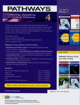 Бумажная книга «Pathways. Listening, Speaking, and Critical Thinking 4 (+ online Workbook access code)», автор Пол Макинтайр - фото №2 - миниатюра