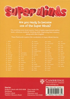 Бумажная книга «Super Minds Starter Flashcards (Pack of 78)», авторов Гюнтер Гернгросс, Питер Льюис-Джонс, Герберт Пухта - фото №2 - миниатюра