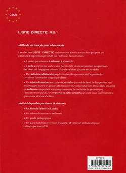 Бумажная книга «Ligne Directe 2 Livre eleve (+ CD audio)», автор Валери Люмени - фото №2 - миниатюра