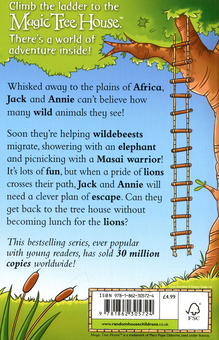 Паперова книга «Magic Tree House 11: Lions on the Loose», автор Мері Поуп Осборн - фото №2 - мініатюра