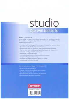 Паперова книга «Studio C1. Die Mittelstufe. Kursbuch», авторів Кристина Кун, Бріта Вінзер-Кіонтке, Ульріке Вюрц, Сабіра Левін - фото №2 - мініатюра