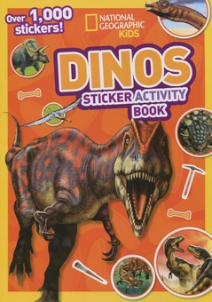 Паперова книга «Dinos. Sticker Activity Book» - фото №1 - мініатюра