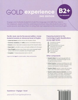 Паперова книга «Gold Experience 2nd Edition B2+ Workbook», авторів Шейла Дігнен, Клер Уолш - фото №2 - мініатюра