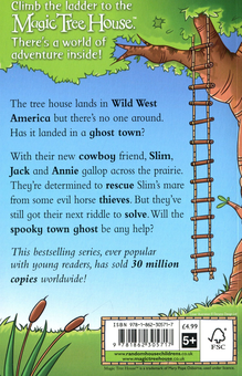 Паперова книга «Magic Tree House 10: A Wild West Ride», автор Мері Поуп Осборн - фото №2 - мініатюра