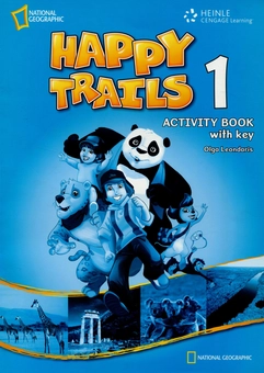 Паперова книга «Happy Trails.  Activity Book 1 (+ with overprint key)», автор Ольга Леондаріс - фото №1 - мініатюра
