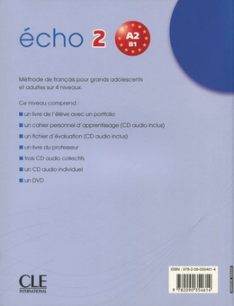 Бумажная книга «Echo 2 Livre D'Eleve (+ Portfolio)», авторов Джеки Жирарде, Жак Пешер - фото №2 - миниатюра
