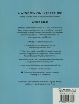 Бумажная книга «A Window on Literature», автор Гилиан Лейзар - фото №2 - миниатюра