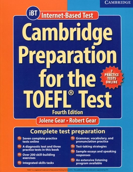 Бумажная книга «Cambridge Preparation TOEFL Test 4th Ed with Online Practice Tests», автор Джолин Геар - фото №1 - миниатюра
