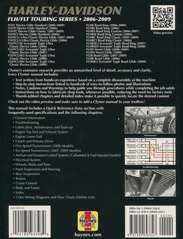 Паперова книга «Harley-Davidson Road King, Electra Glide & Screaming Eagle (2006-2009) Clymer Repair Manual», автор Haynes Publishing - фото №4 - мініатюра