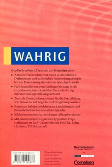 Бумажная книга «WAHRIG. Großwörterbuch Deutsch als Fremdsprache» - фото №2 - миниатюра