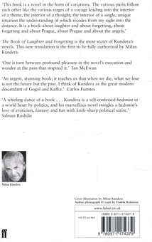Паперова книга «The Book of Laughter and Forgetting», автор Мілан Кундера - фото №2 - мініатюра