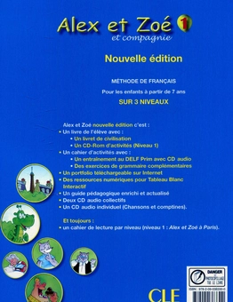 Бумажная книга «Alex et Zoe et compagnie: Livre de l'eleve (+ Livret de civilisation, + CD-ROM)» - фото №2 - миниатюра
