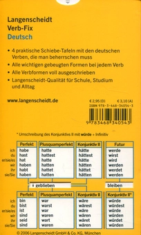 Паперова книга «Langenscheidt Verb-Fix Deutsch» - фото №2 - мініатюра