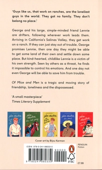 Паперова книга «Of Mice and Men», автор Джон Стейнбек - фото №2 - мініатюра