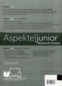 Бумажная книга «Аspekte junior. Mittelstufe Deutsch. Lehrerhandbuch B1 plus», авторов Хелен Шмитц, Таня Зибер, Уте Койтан, Ральф Соннтаг - фото №2 - миниатюра