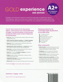 Паперова книга «Gold Experience. Students' Book. A2+», авторів Аманда Маріс, Шейла Дігнен - фото №2 - мініатюра