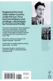 Бумажная книга «The Lion and the Unicorn. Socialism and the English Genius», автор Джордж Оруэлл - фото №2 - миниатюра