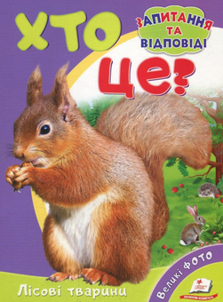 Паперова книга «Хто це? Лісові тварини», авторів Юлія Турчина, Наталя Томашевська - фото №1 - мініатюра